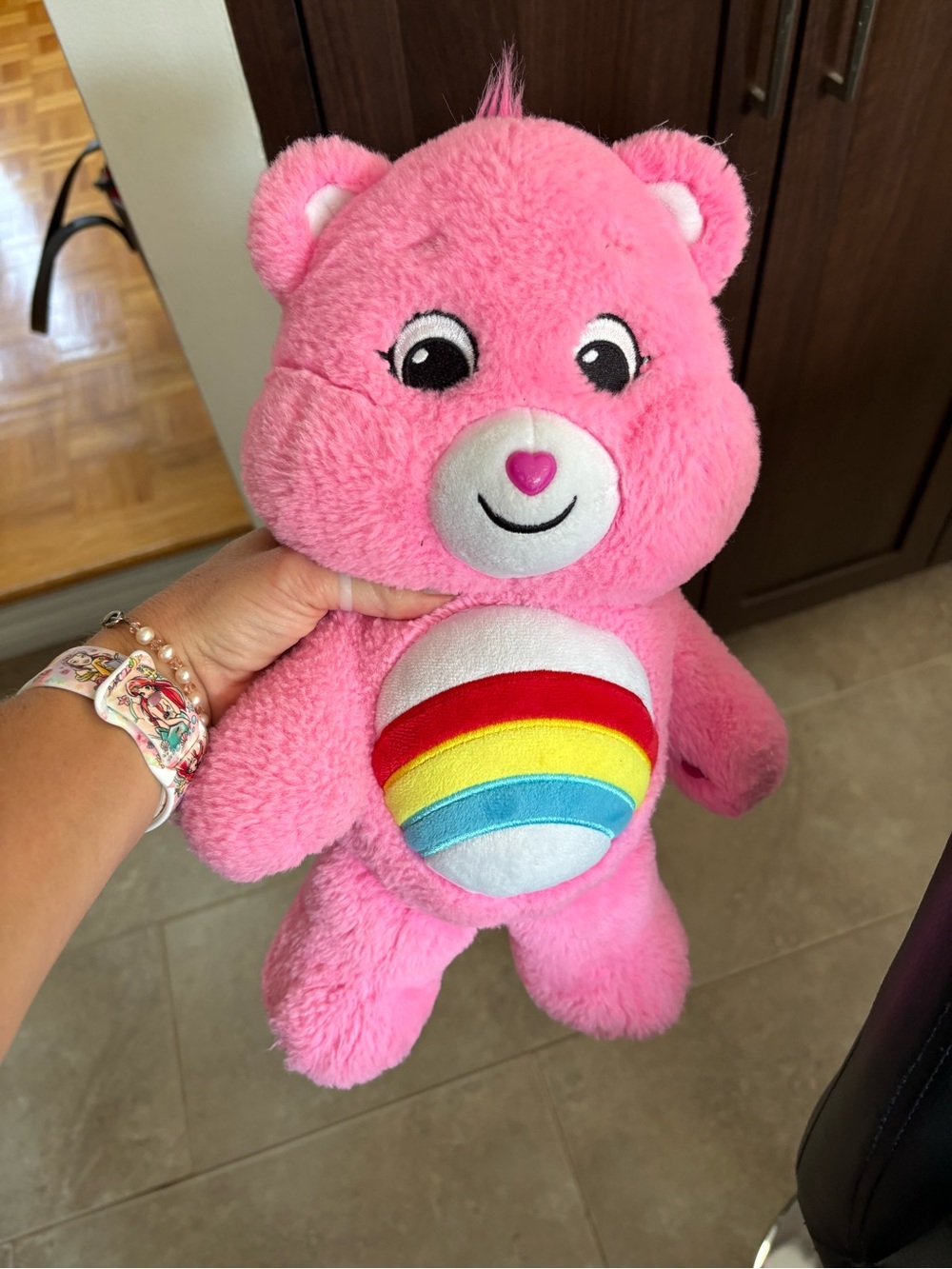 Care Bears Pink Rainbow Heart Belly Plush